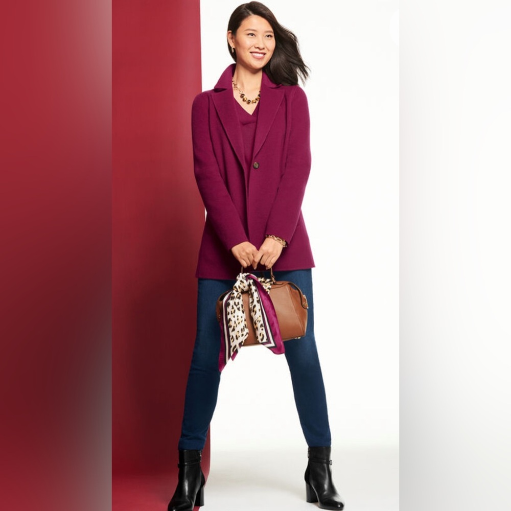 Talbots Women's Purple Blazer